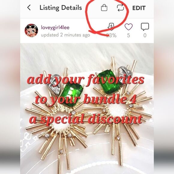 New EMERALD GREEN RHINESTONE 4 LEAF CLOVER ST PATTY'S DAY HUGGIE HOOP EA… - Picture 9 of 9